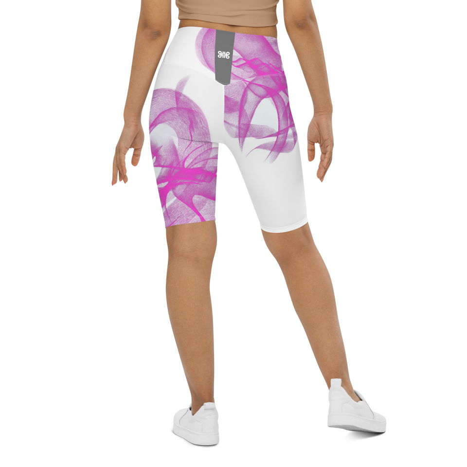 Flow Fuchsia Biker Shorts