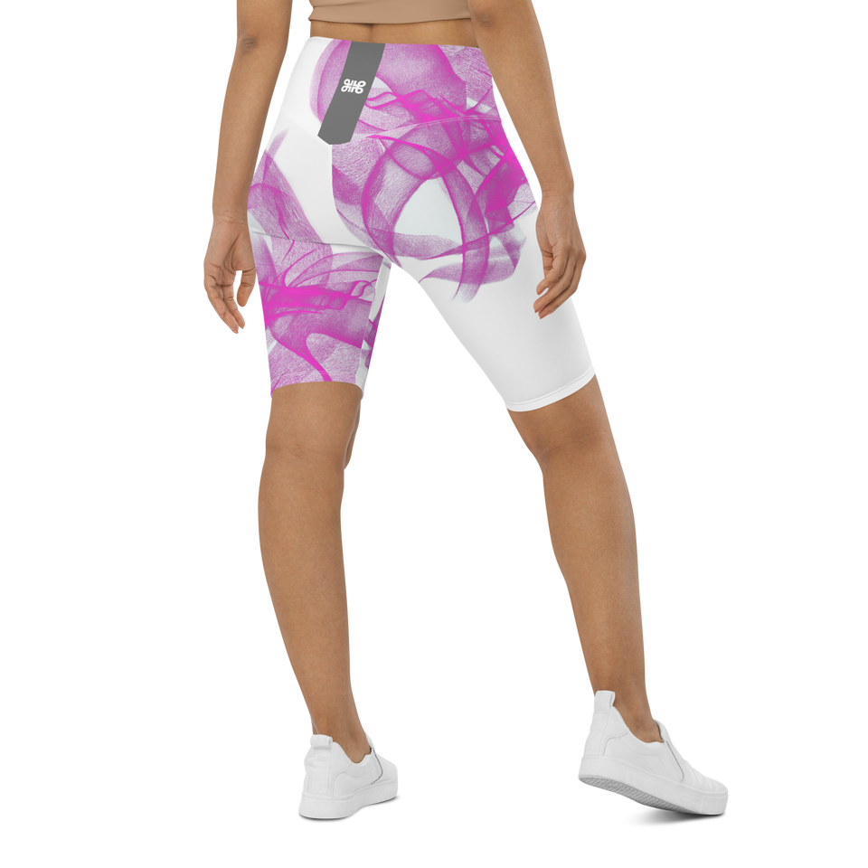 Flow Fuchsia Biker Shorts