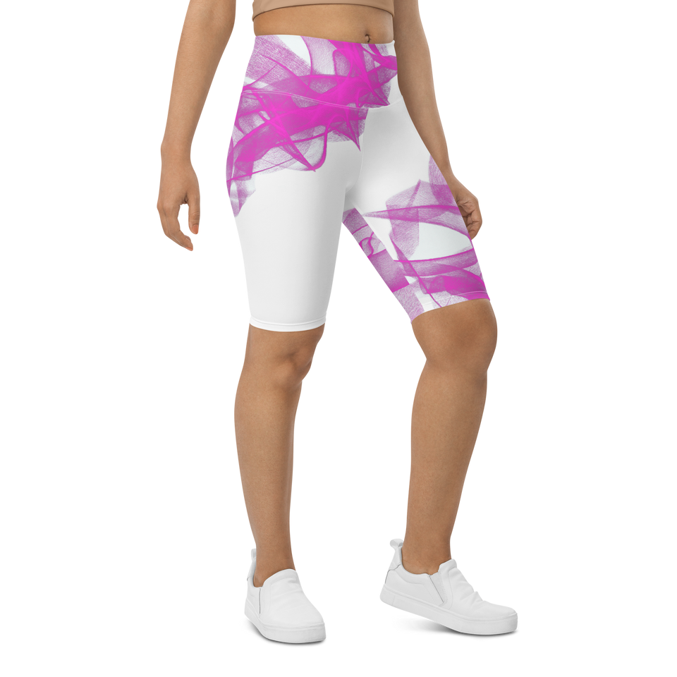 Flow Fuchsia Biker Shorts