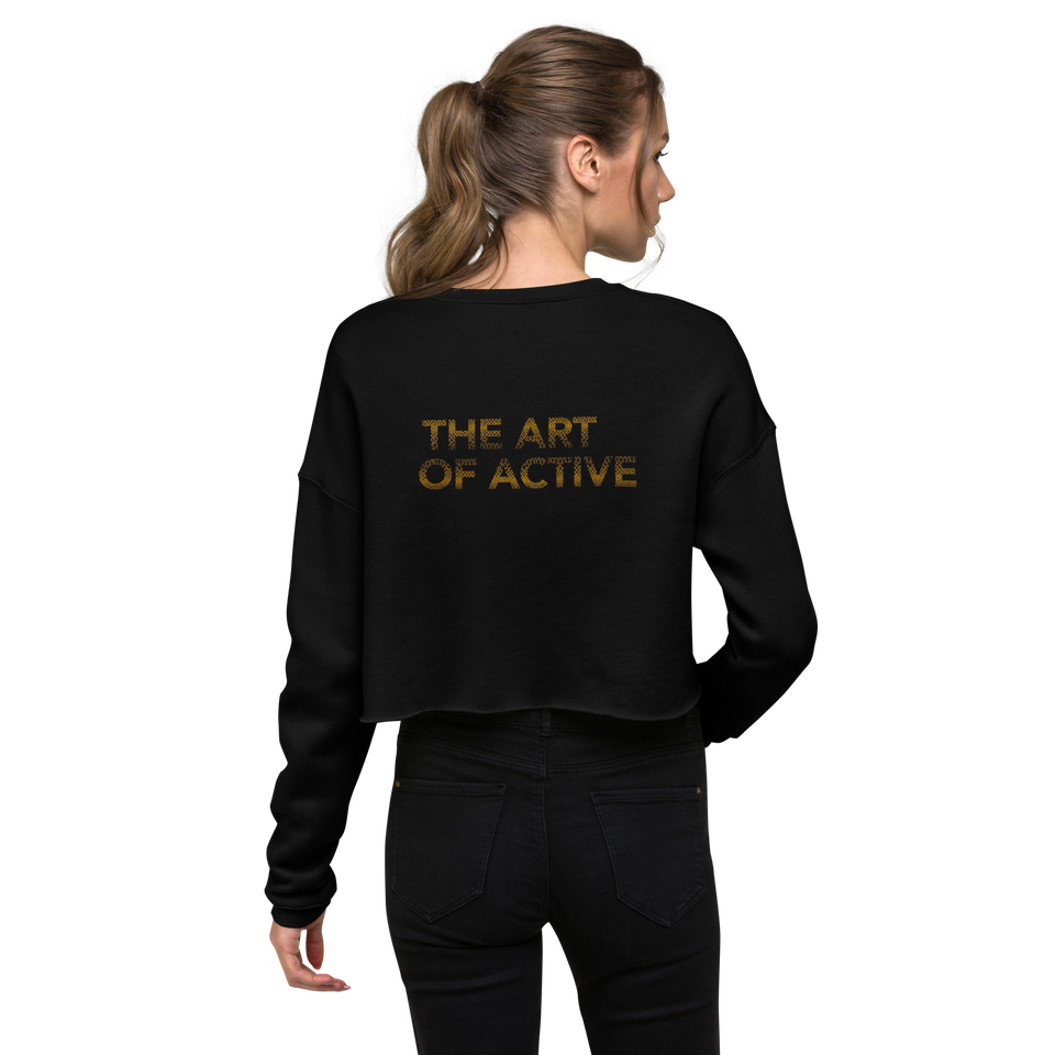 Sauvage Logo Crop Sweatshirt