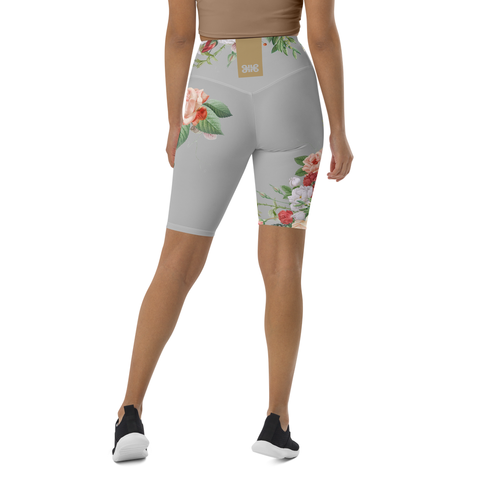 MA Gray Biker Shorts