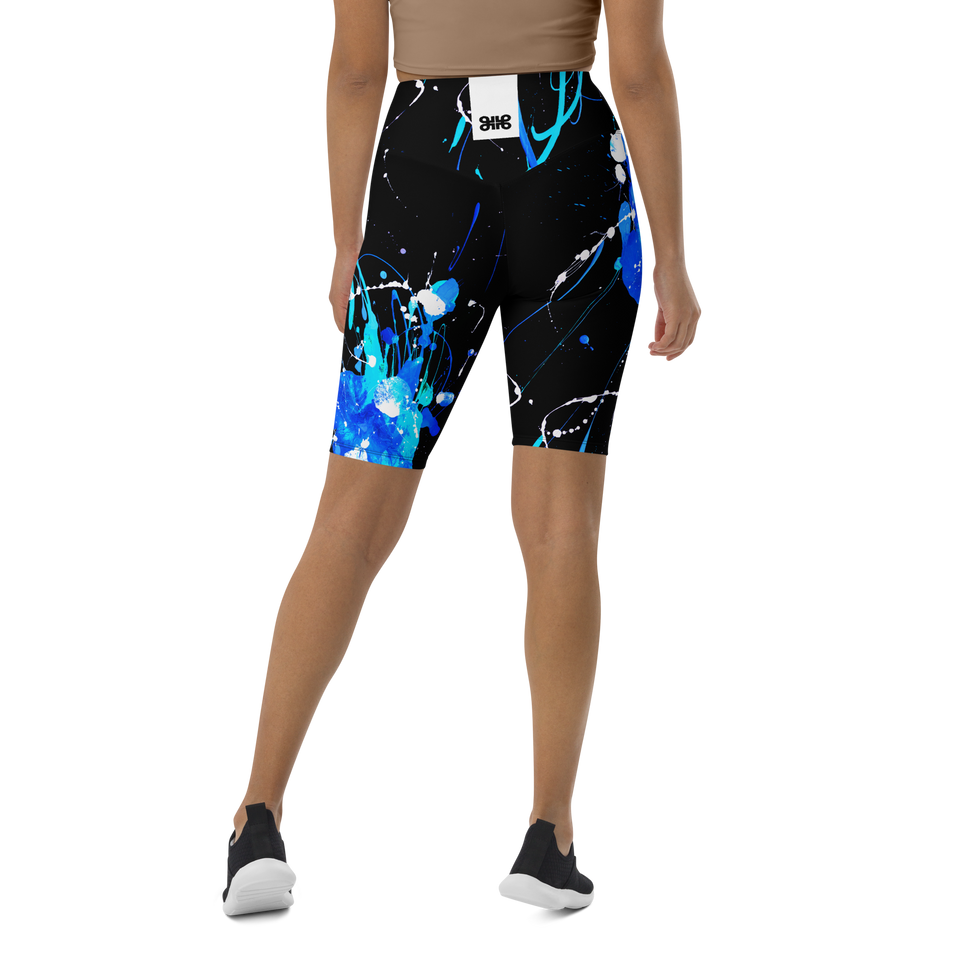 Ombres Noires Biker Shorts