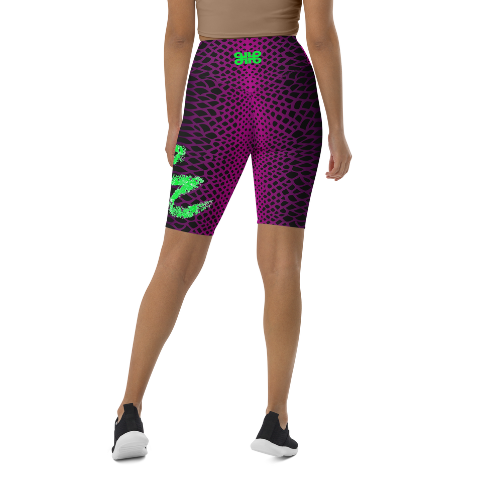 Sauvage Violette Biker Shorts