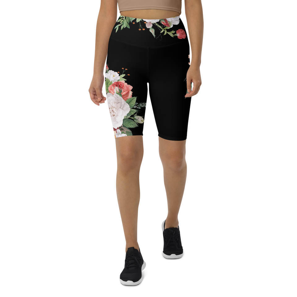 MA Black Biker Shorts