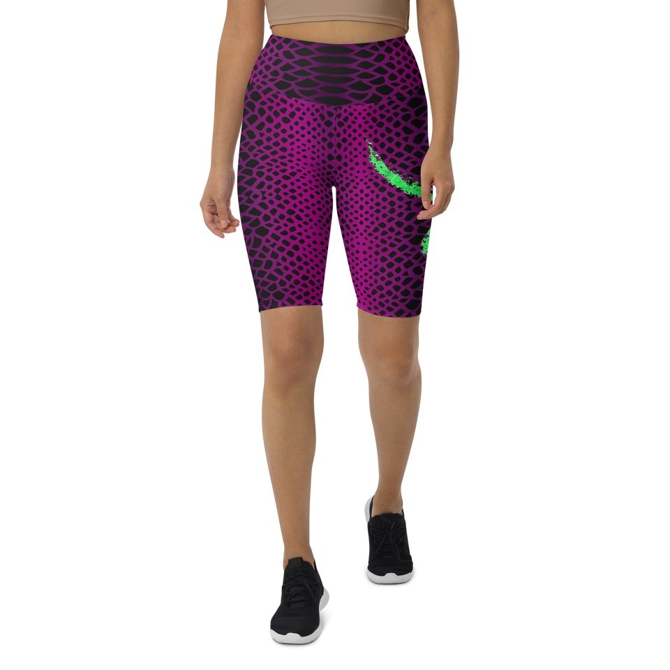 Sauvage Violette Biker Shorts