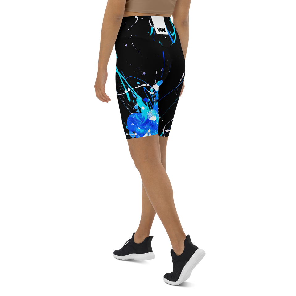 Ombres Noires Biker Shorts