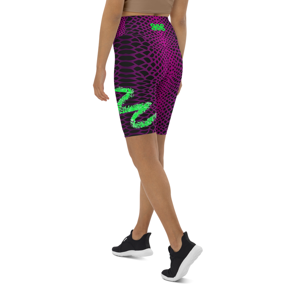 Sauvage Violette Biker Shorts