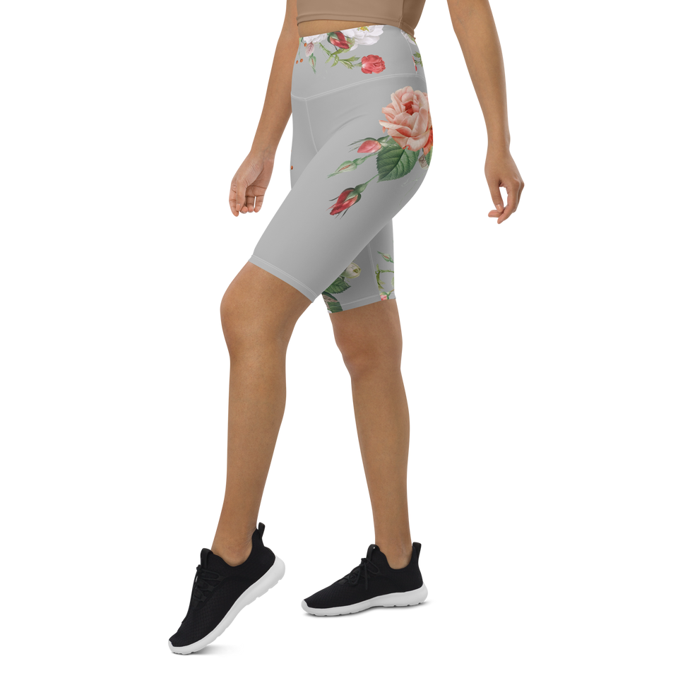 MA Gray Biker Shorts