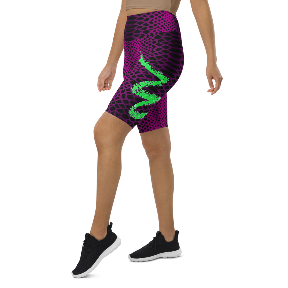 Sauvage Violette Biker Shorts