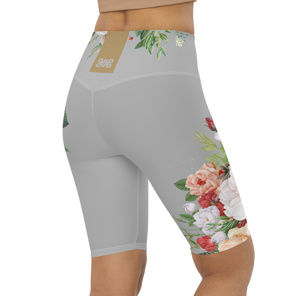 MA Gray Biker Shorts