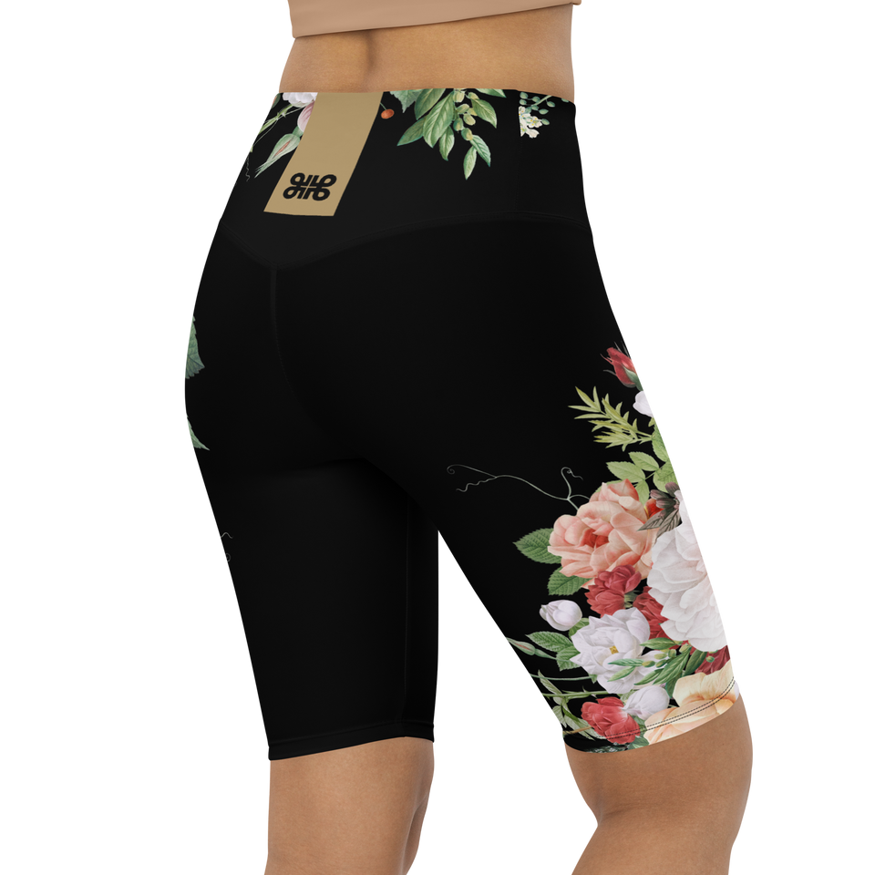 MA Black Biker Shorts