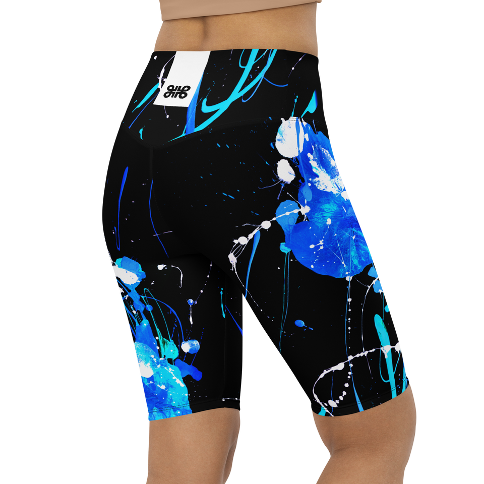 Ombres Noires Biker Shorts