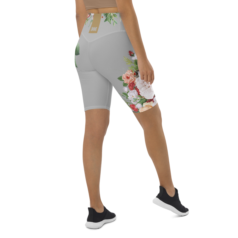 MA Gray Biker Shorts