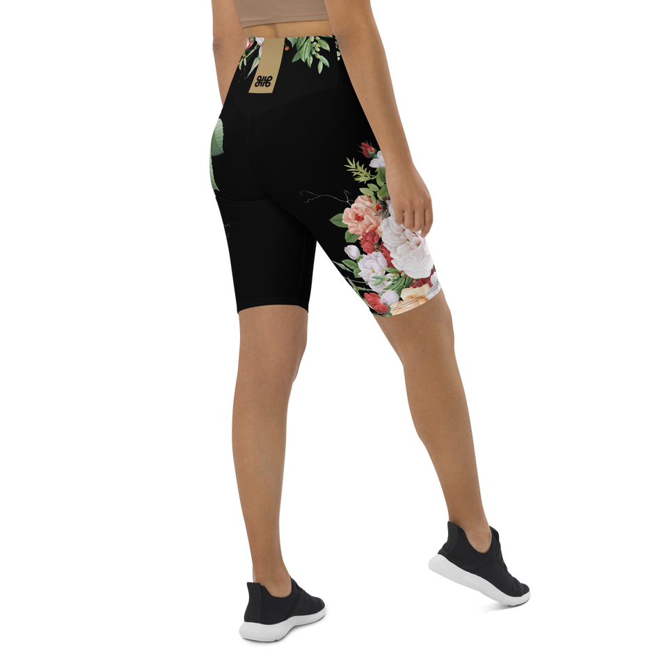 MA Black Biker Shorts