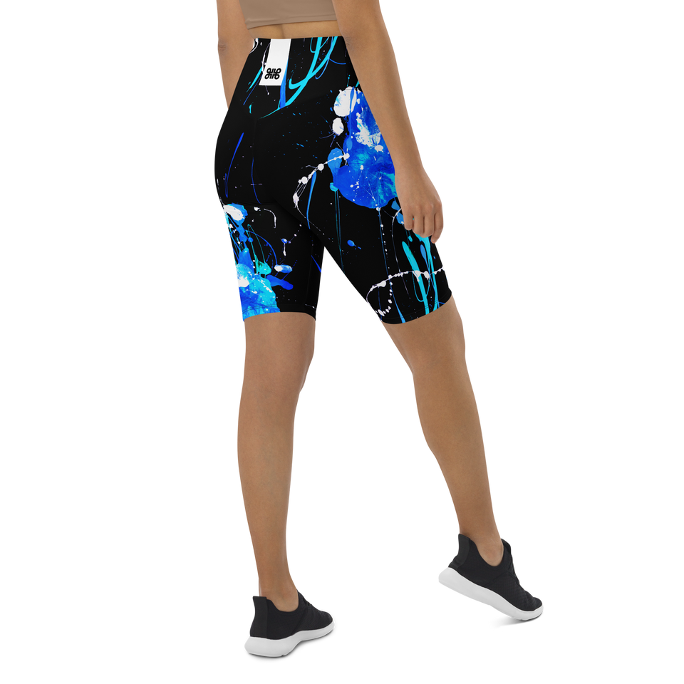 Ombres Noires Biker Shorts