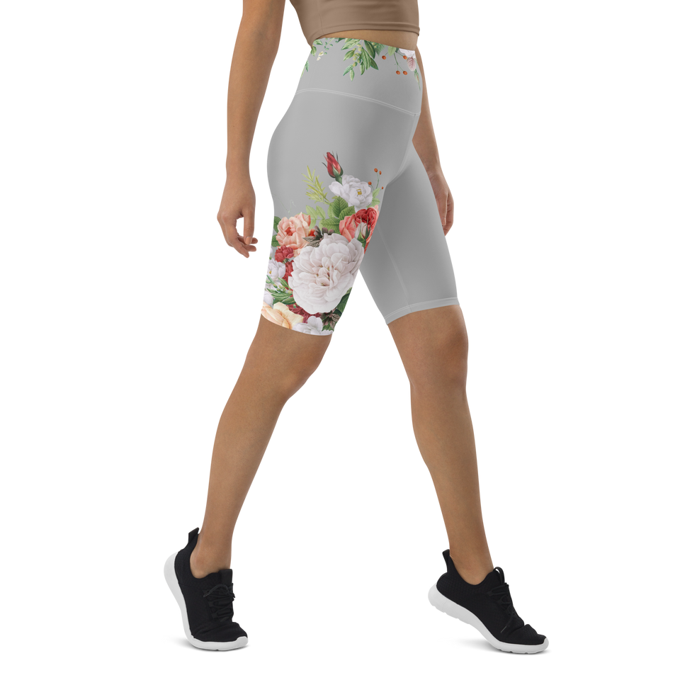 MA Gray Biker Shorts