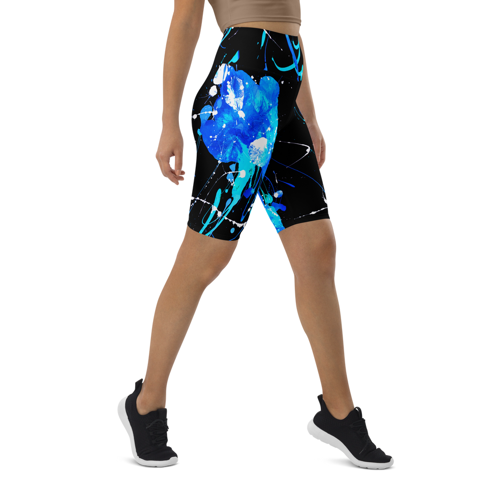 Ombres Noires Biker Shorts