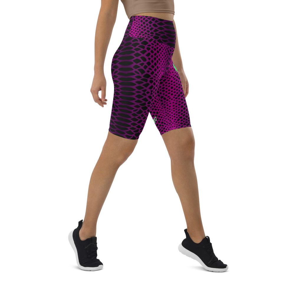 Sauvage Violette Biker Shorts