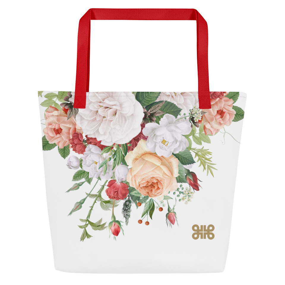 MA White Grand Tote