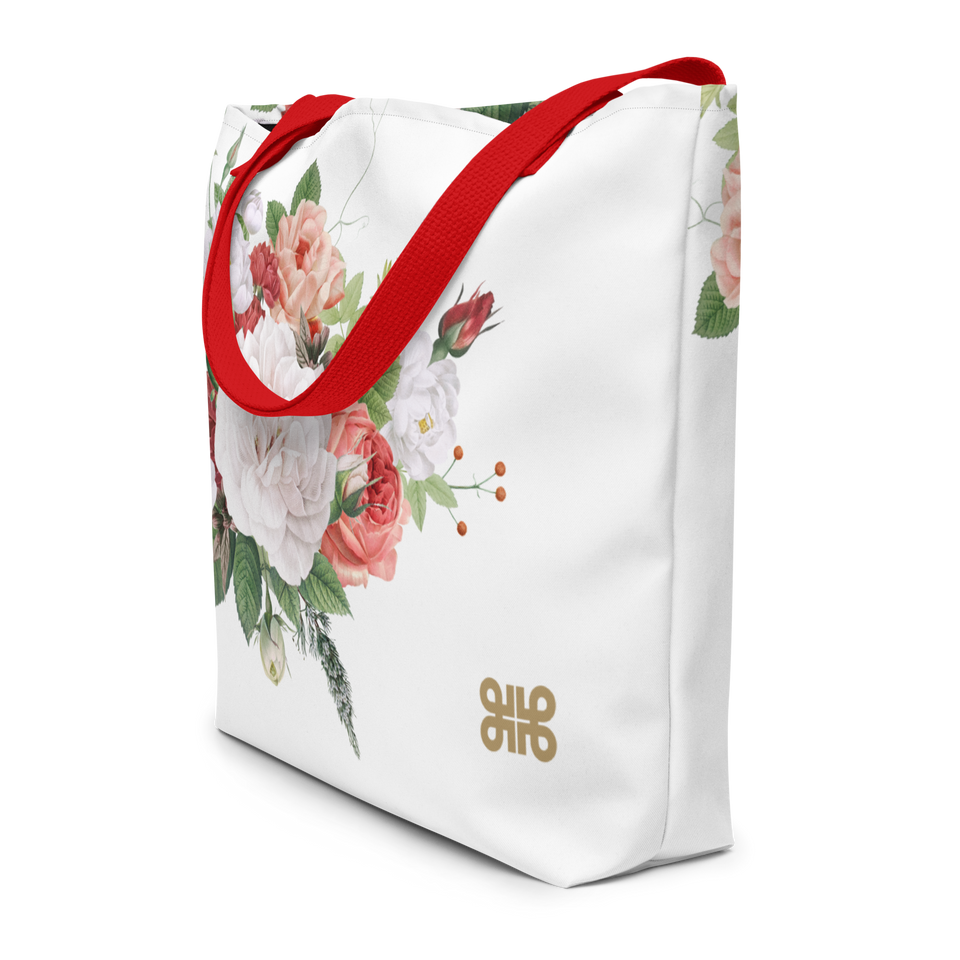 MA White Grand Tote