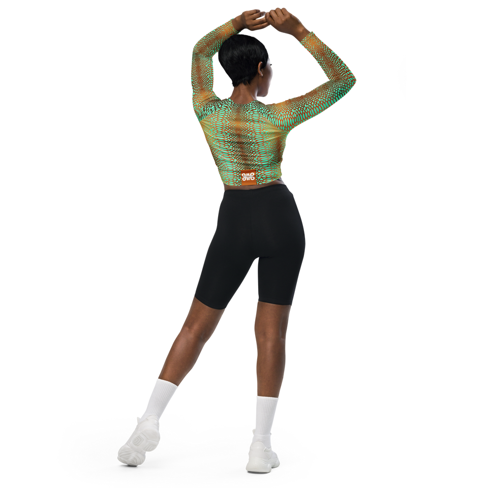 Sauvage Caméléon Long-Sleeve Crop Top