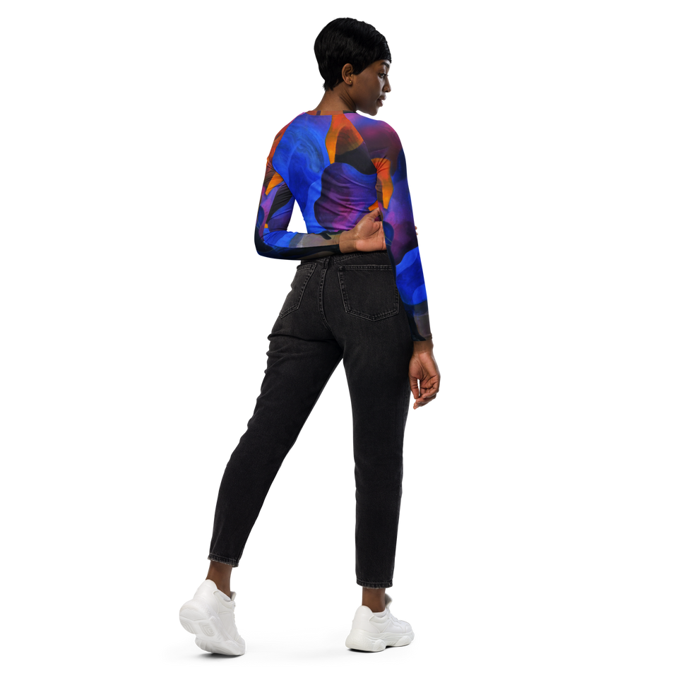 Ciel de Paris Long-Sleeve Crop Top