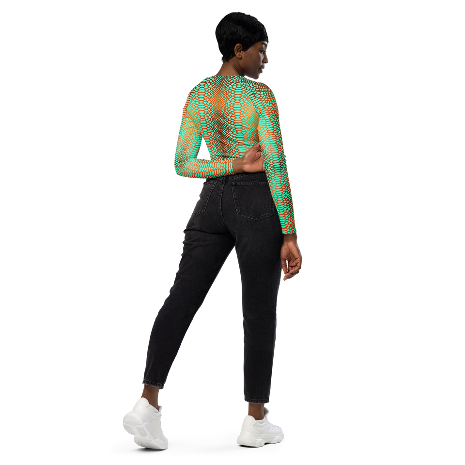 Sauvage Caméléon Long-Sleeve Crop Top