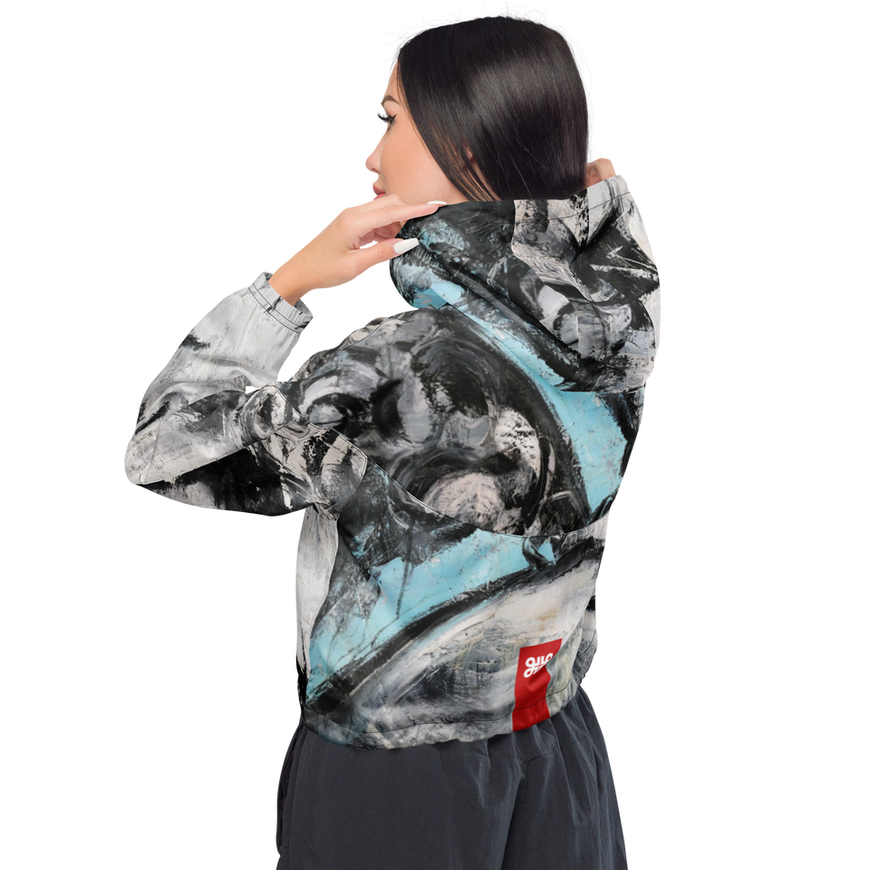 Déjà Vu Cropped Windbreaker