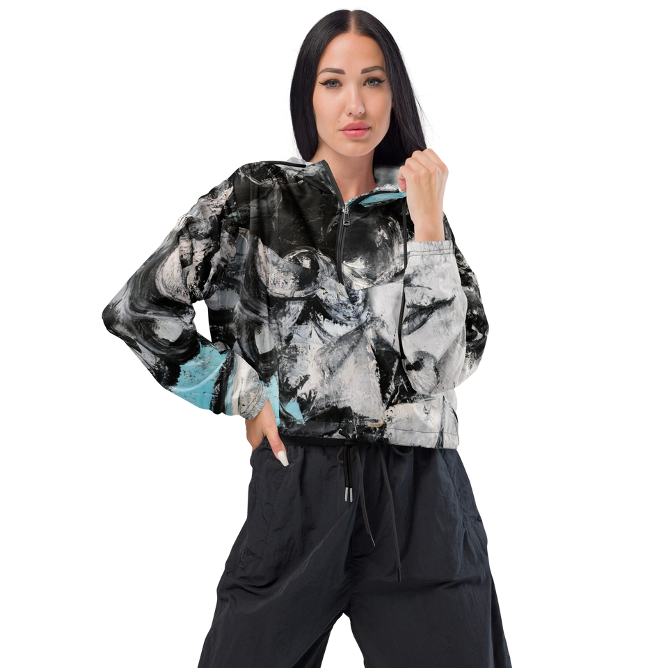 Déjà Vu Cropped Windbreaker