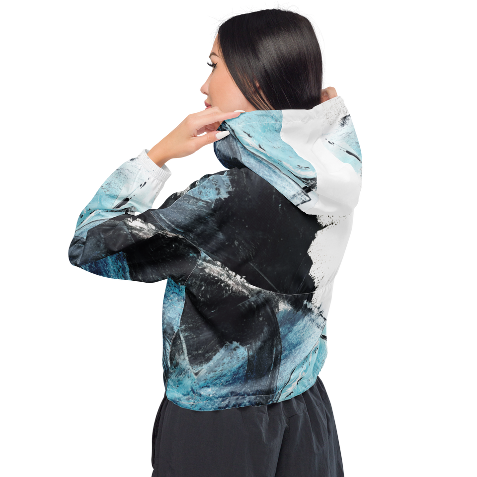 Nuit Blanche Cropped Windbreaker