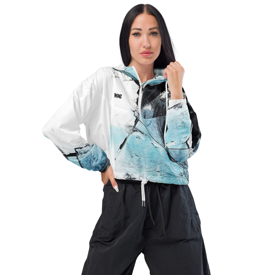 Nuit Blanche Cropped Windbreaker