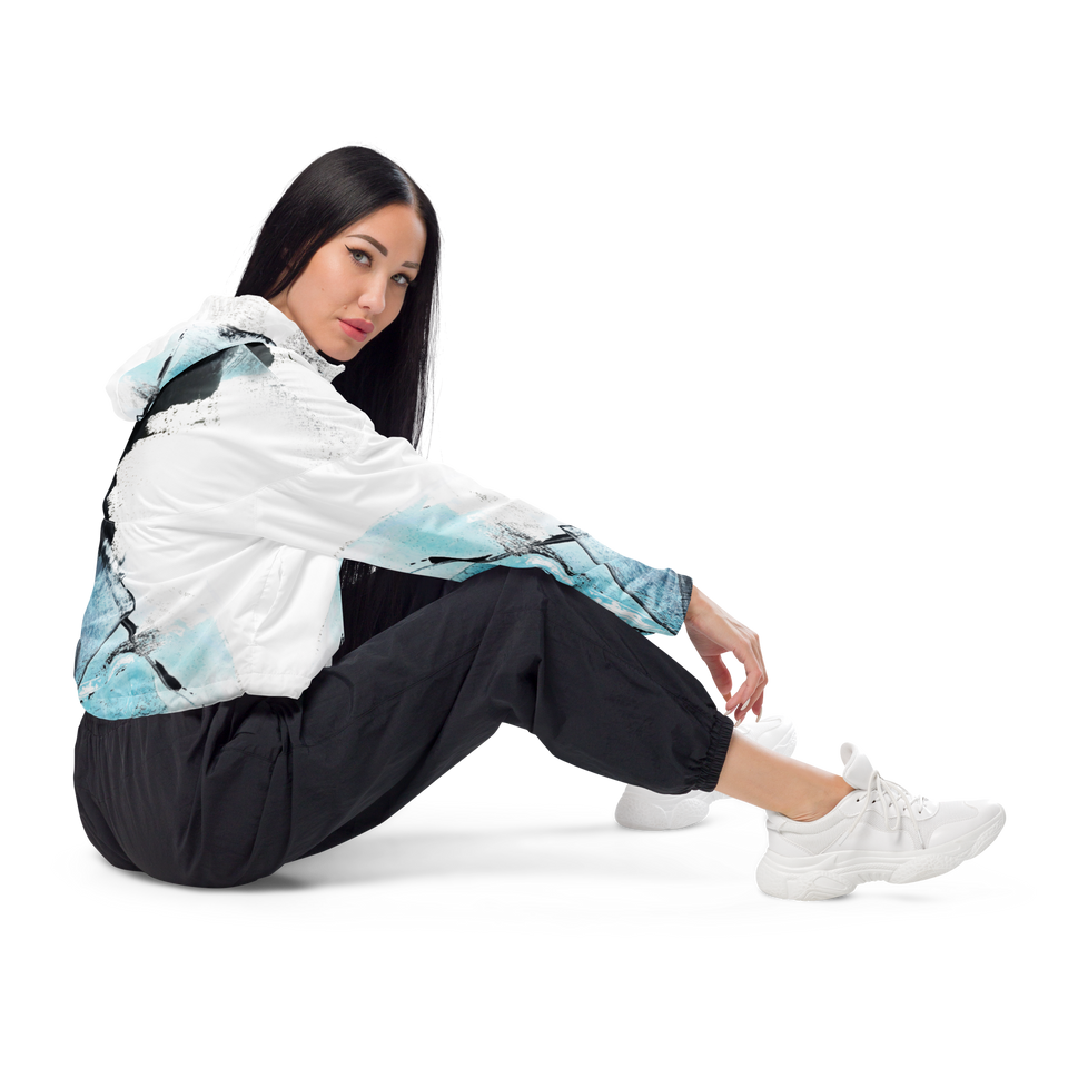 Nuit Blanche Cropped Windbreaker