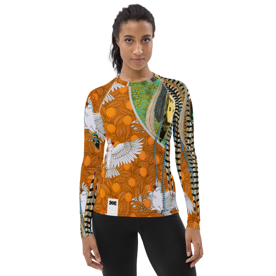 Paradis Orange Luxe Top