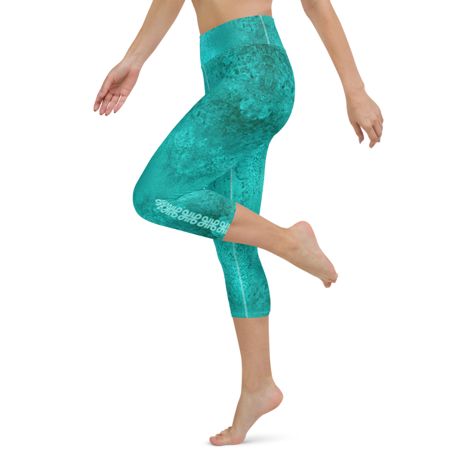 Rêves d'Azur High-Rise Capri Leggings