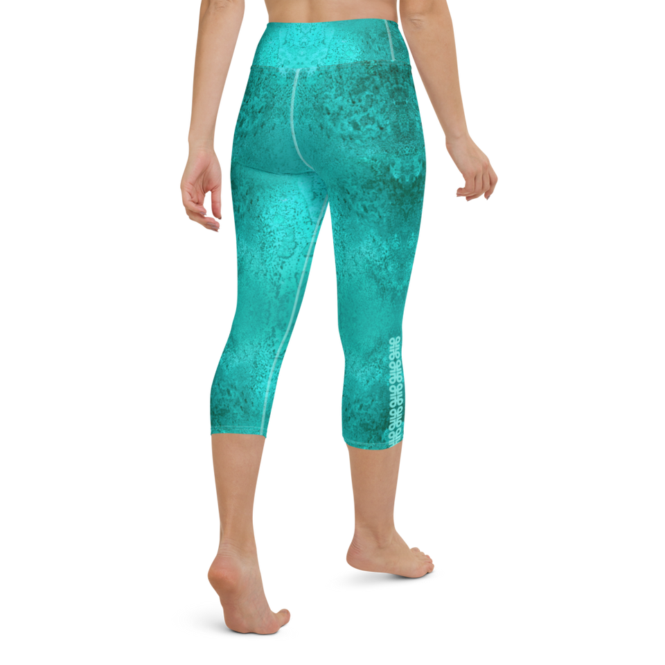 Rêves d'Azur High-Rise Capri Leggings