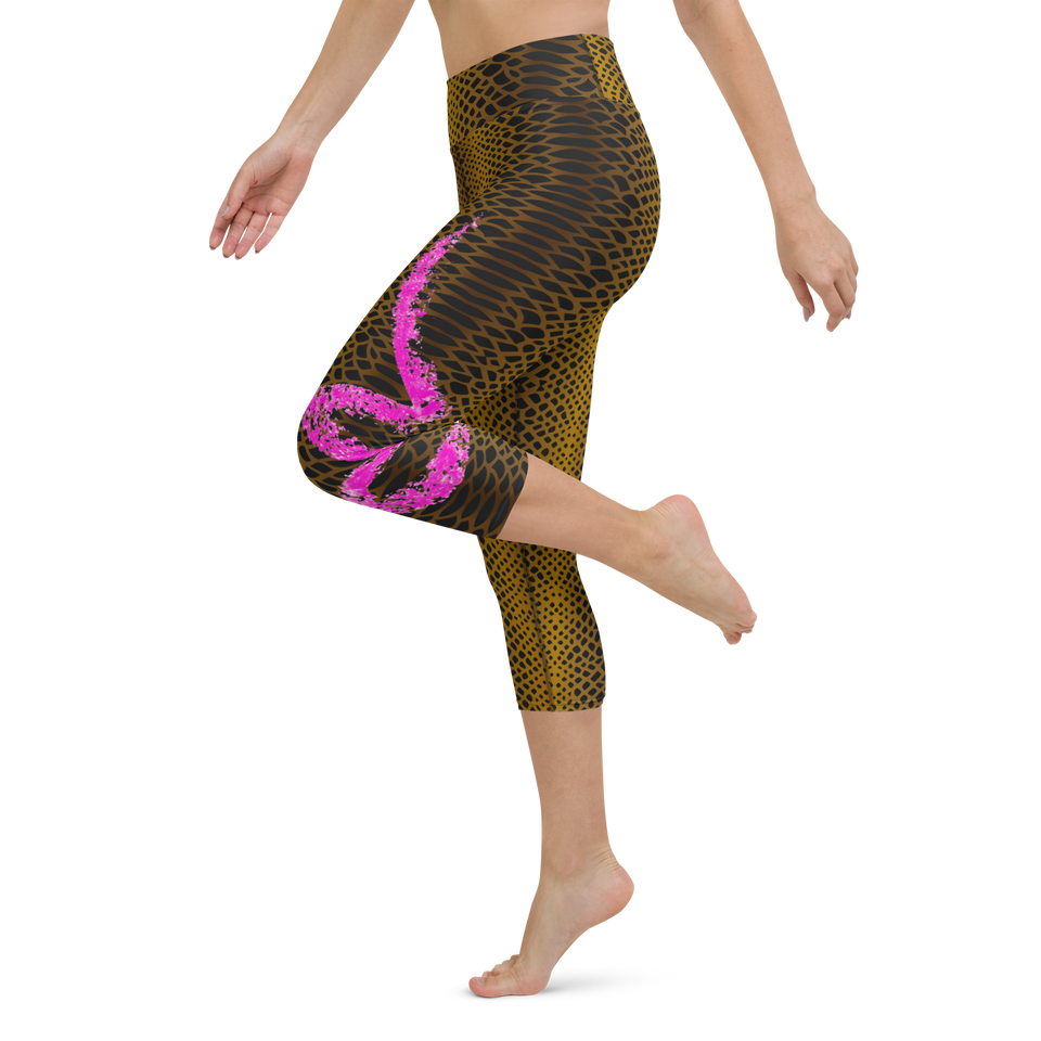 Sauvage High-Rise Capri Leggings