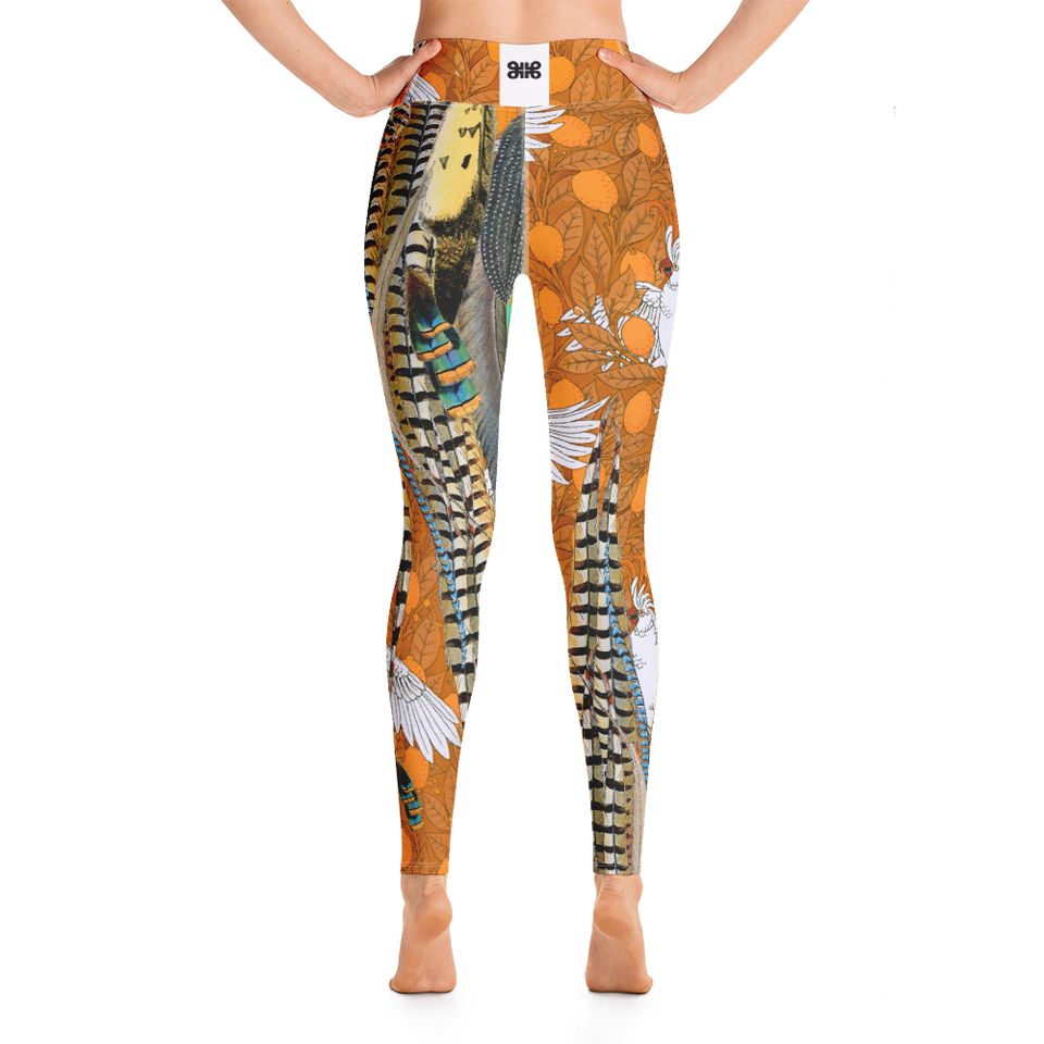 Paradis Orange High-Rise Leggings