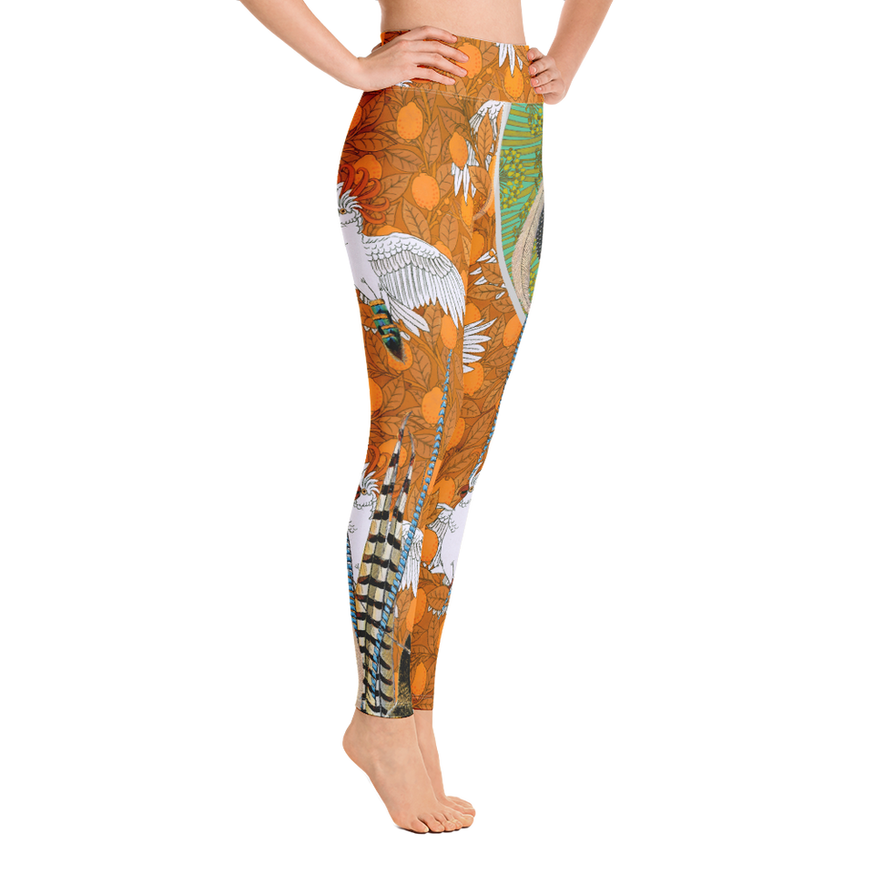 Paradis Orange High-Rise Leggings
