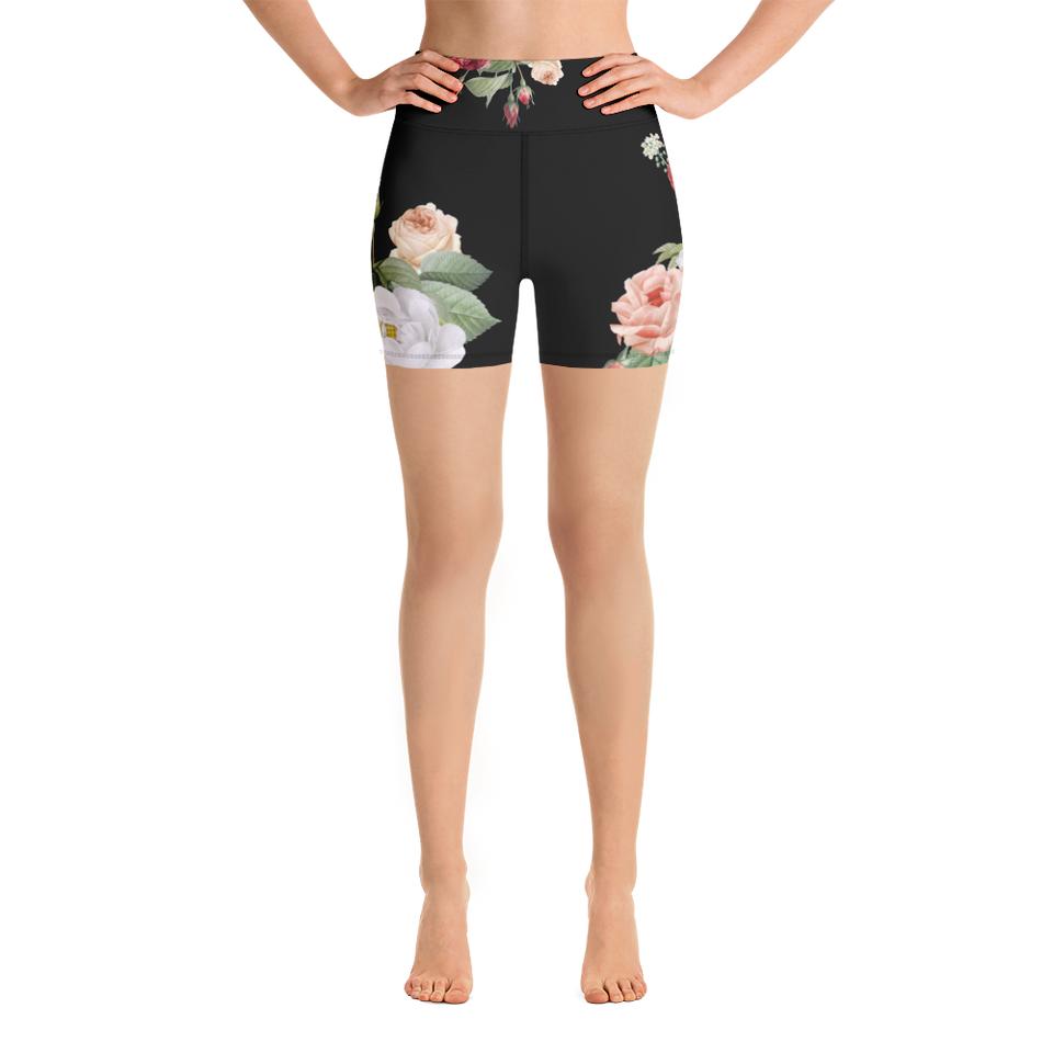 MA Black High-Rise Shorts