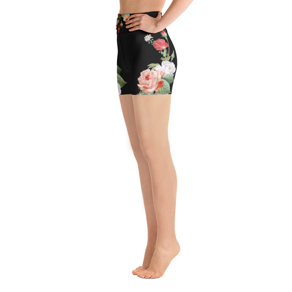 MA Black High-Rise Shorts