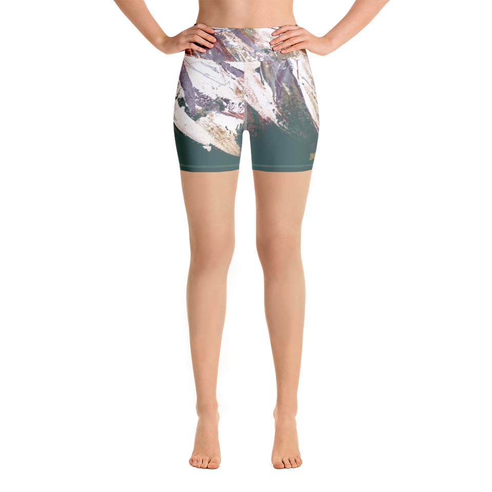 Palette Verte High-Rise Shorts