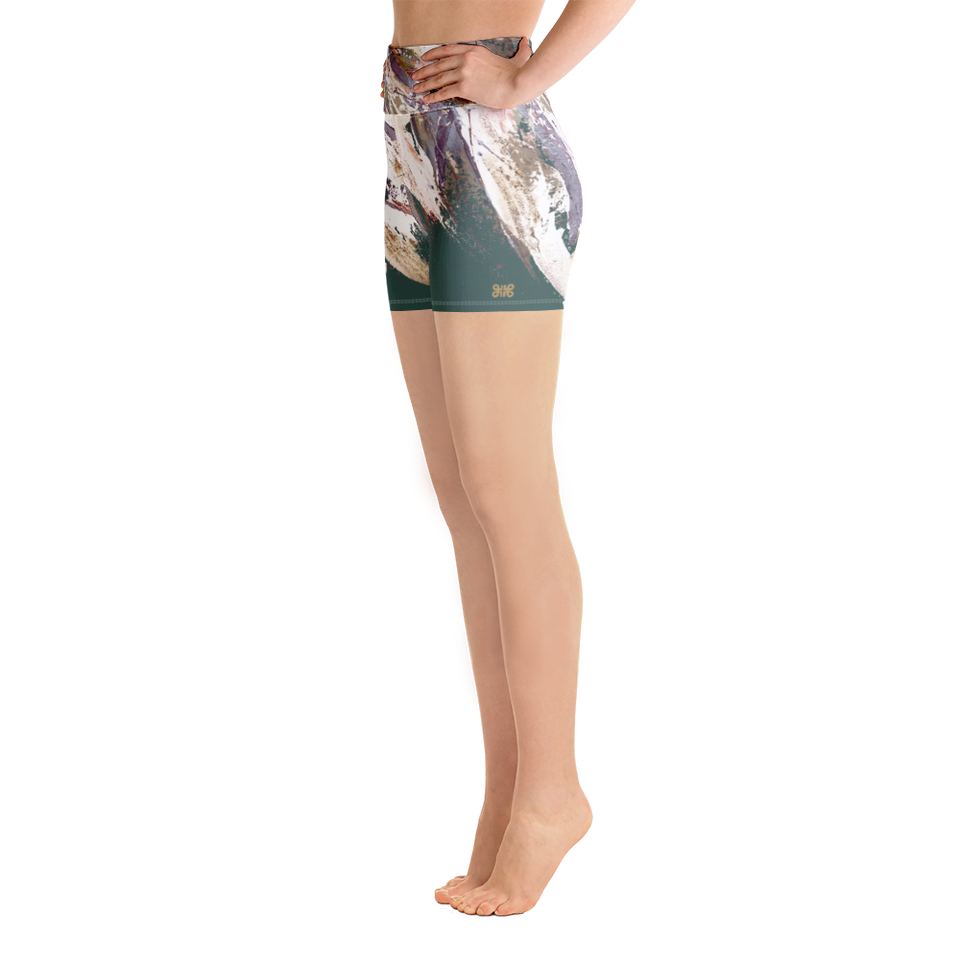 Palette Verte High-Rise Shorts