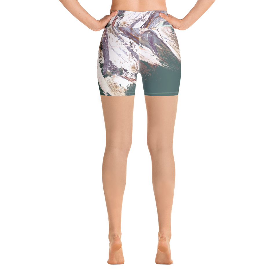 Palette Verte High-Rise Shorts