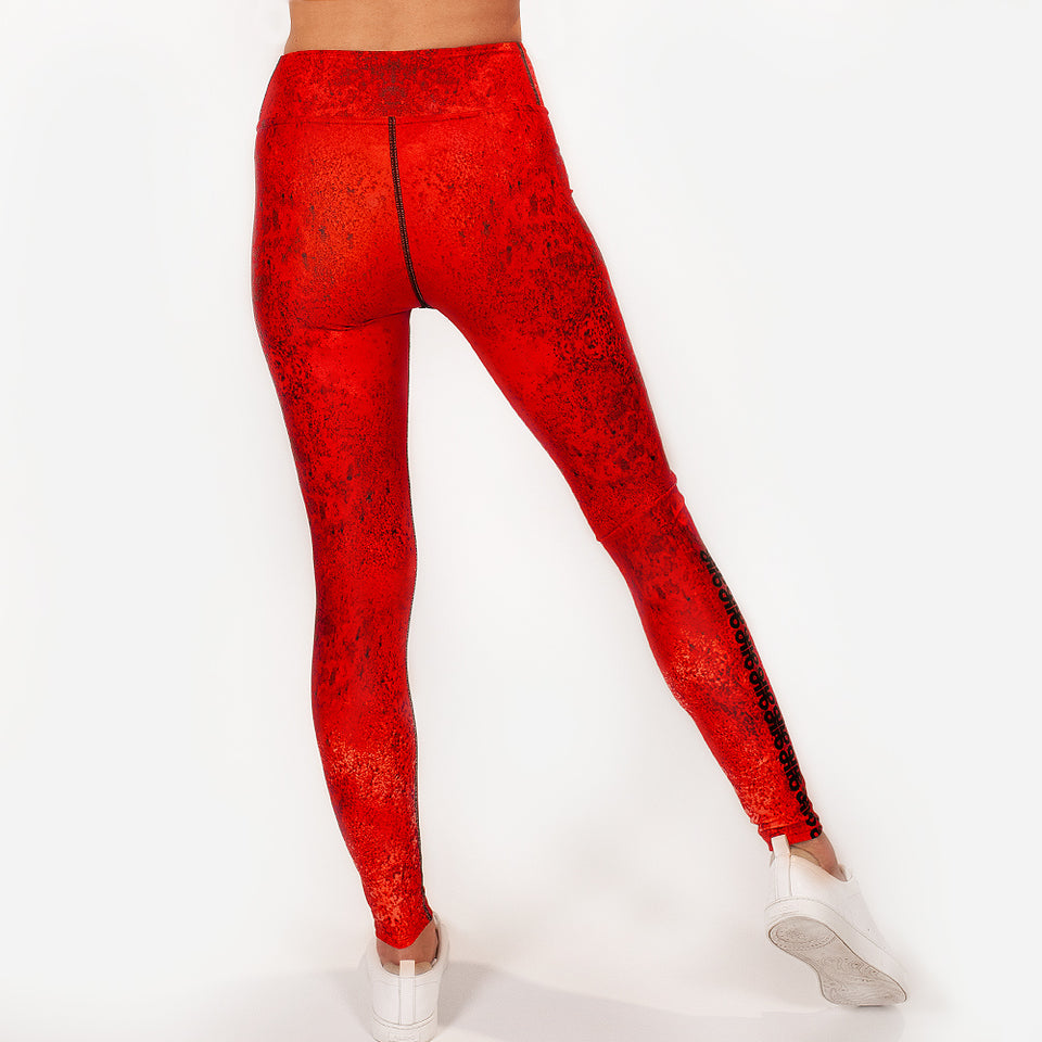 Rêves Rouge High-Rise Leggings