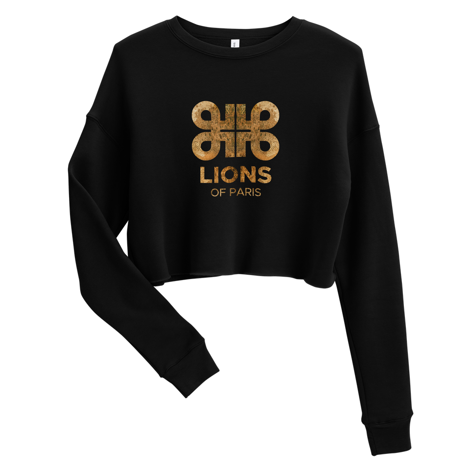 Rêves d'Or Logo Crop Sweatshirt