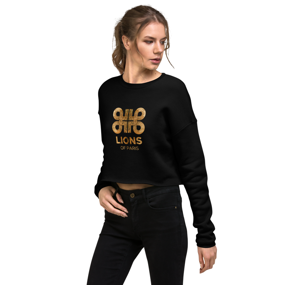 Rêves d'Or Logo Crop Sweatshirt