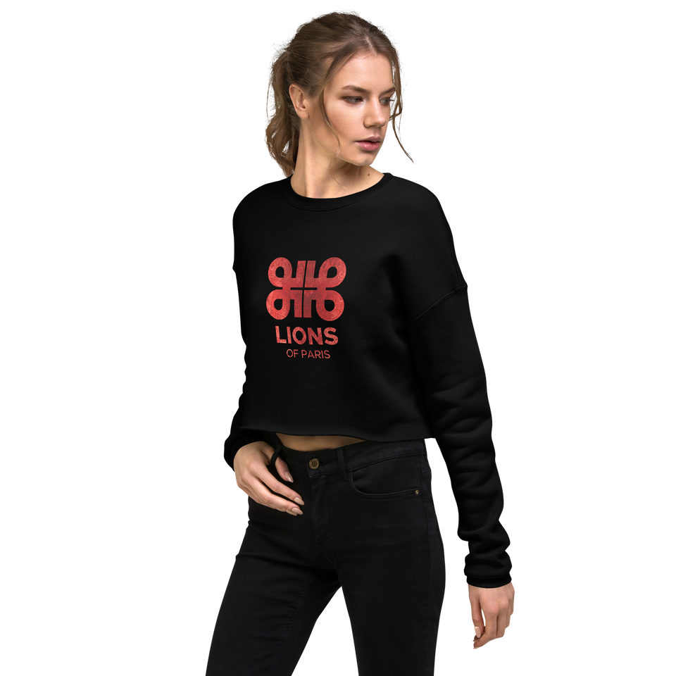 Rêves Rouge Logo Crop Sweatshirt