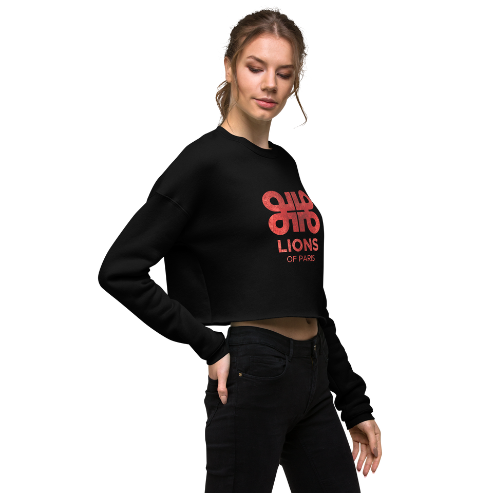 Rêves Rouge Logo Crop Sweatshirt