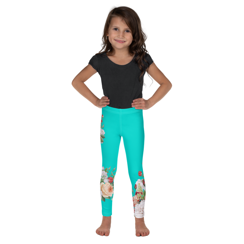 MA Turquoise Kids Leggings