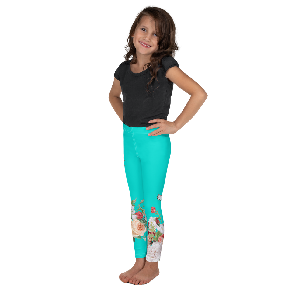 MA Turquoise Kids Leggings